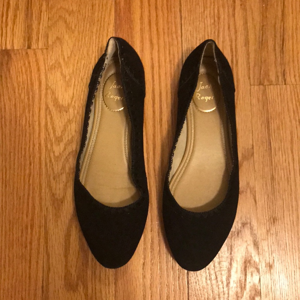 Jack Rogers Ellie Flat black size 6.5